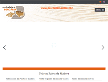 Tablet Screenshot of paletsdemadera.com